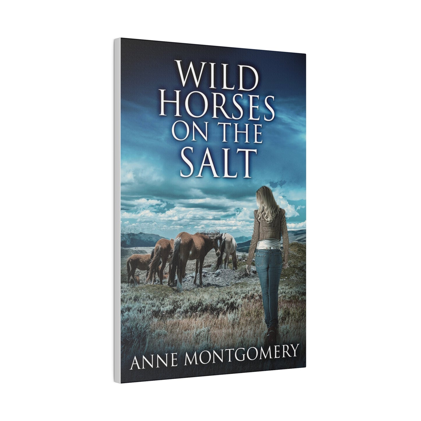 Wild Horses On The Salt - Canvas