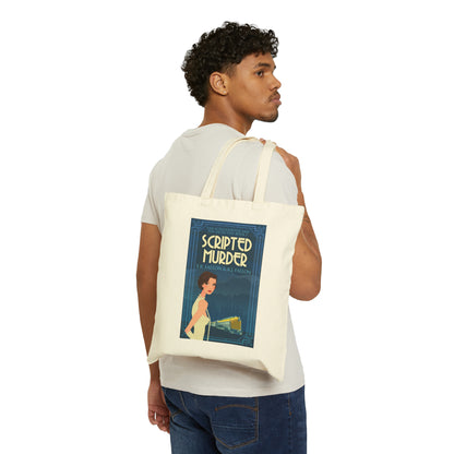 Scripted Murder - Cotton Canvas Tote Bag