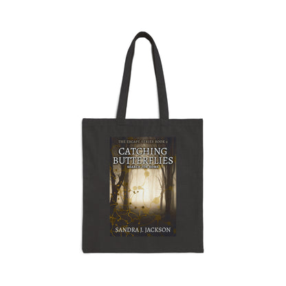 Catching Butterflies - Cotton Canvas Tote Bag