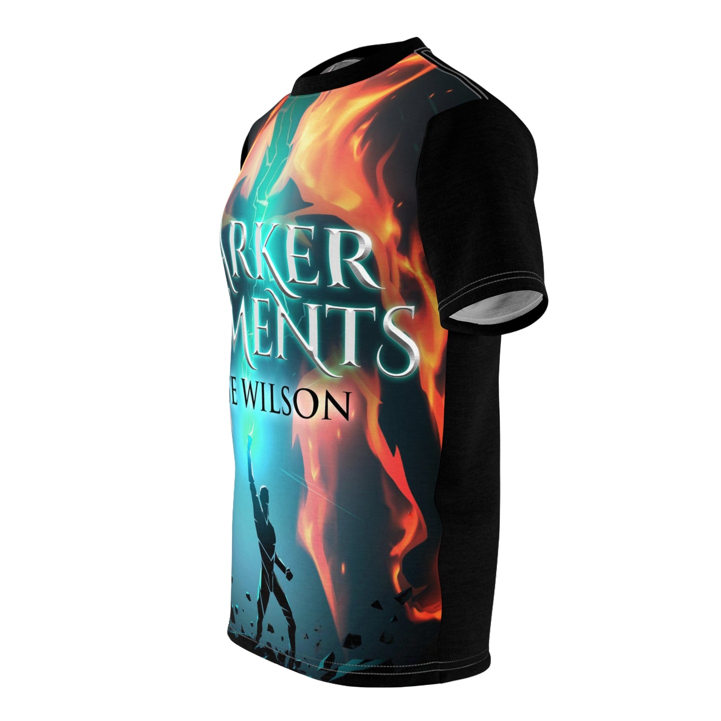 Darker Elements - Unisex All-Over Print Cut & Sew T-Shirt