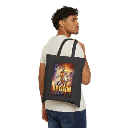 Opticon - Cotton Canvas Tote Bag