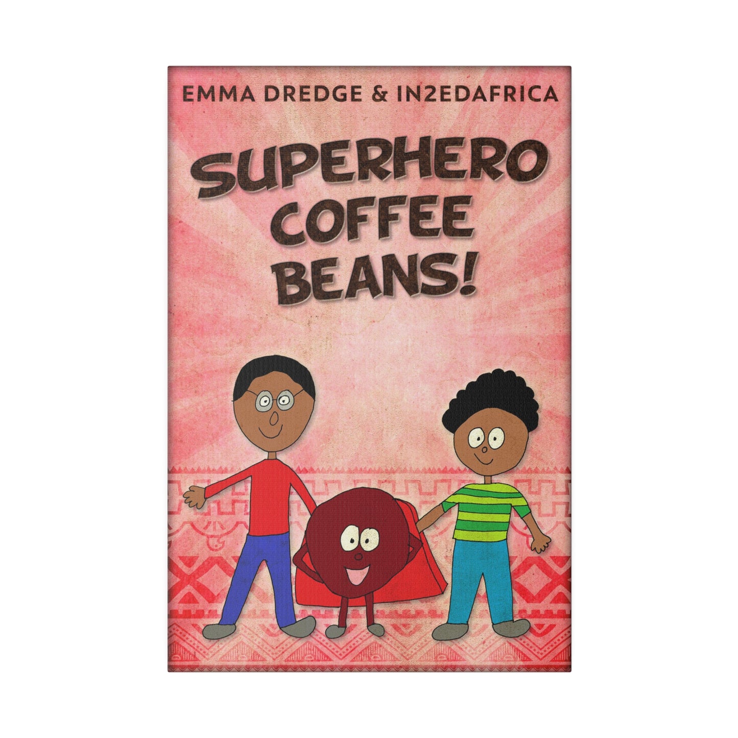 Superhero Coffee Beans! - Canvas