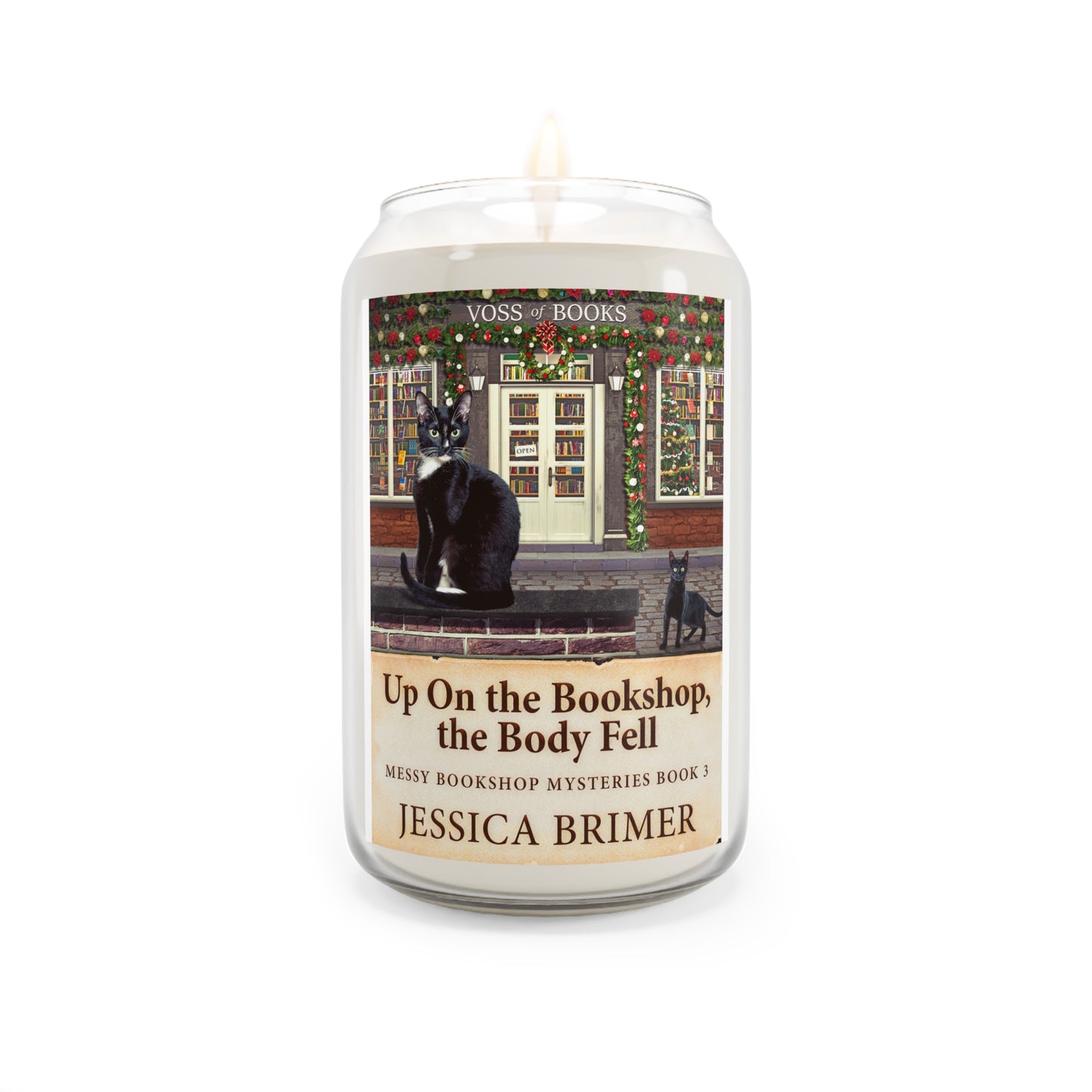 Up On the Bookshop, the Body Fell - Scented Candle