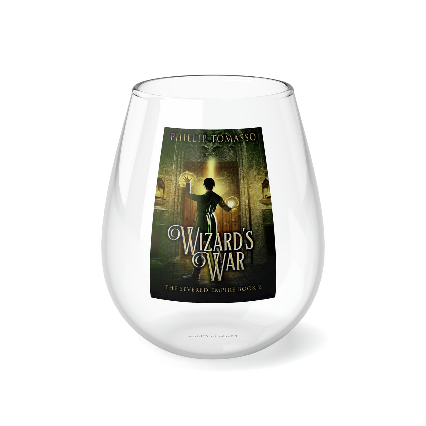 Wizard's War - Stemless Wine Glass, 11.75oz