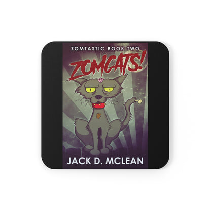 Zomcats! - Corkwood Coaster Set