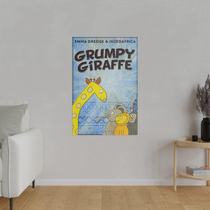 Grumpy Giraffe - Canvas