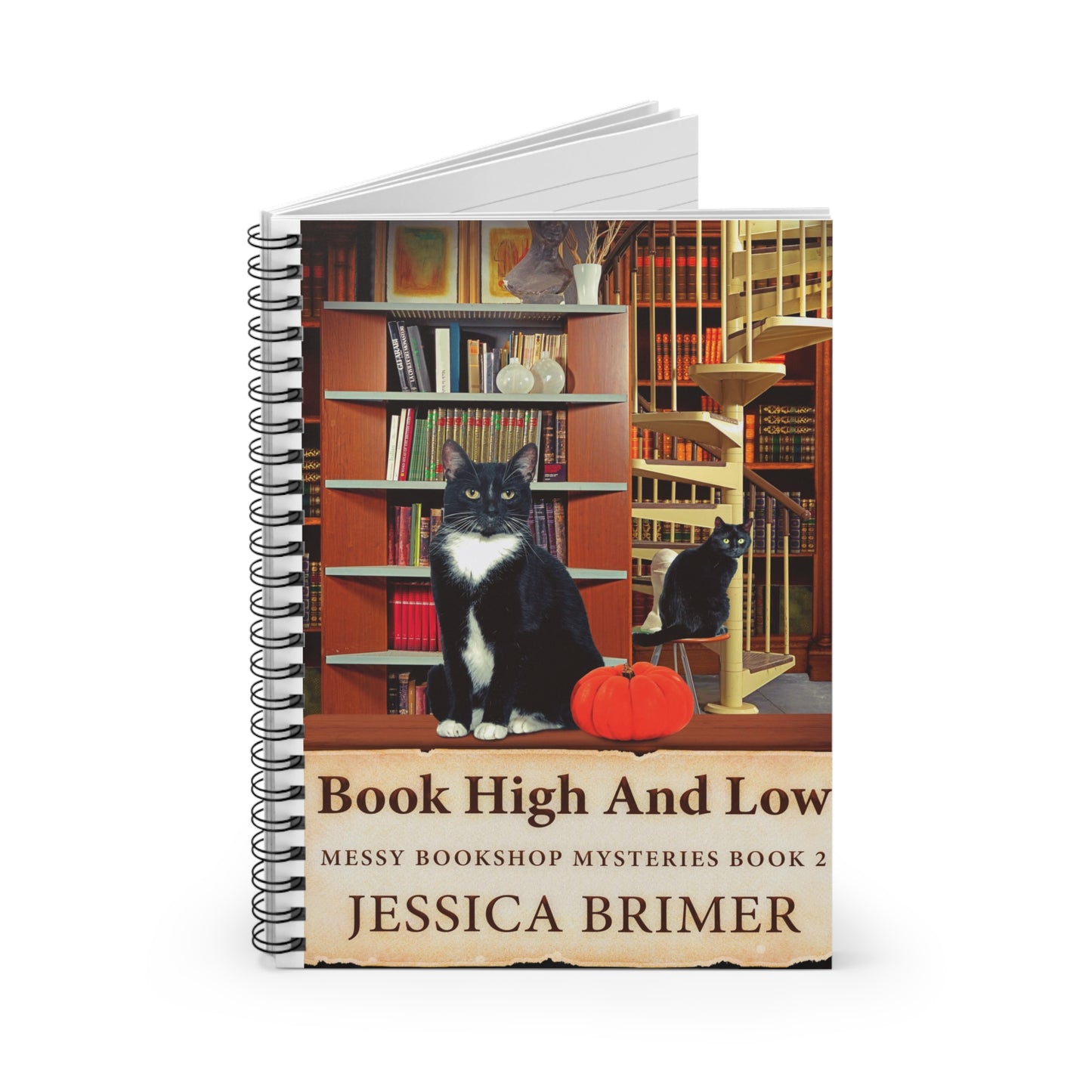 Book High And Low - Spiral Notebook