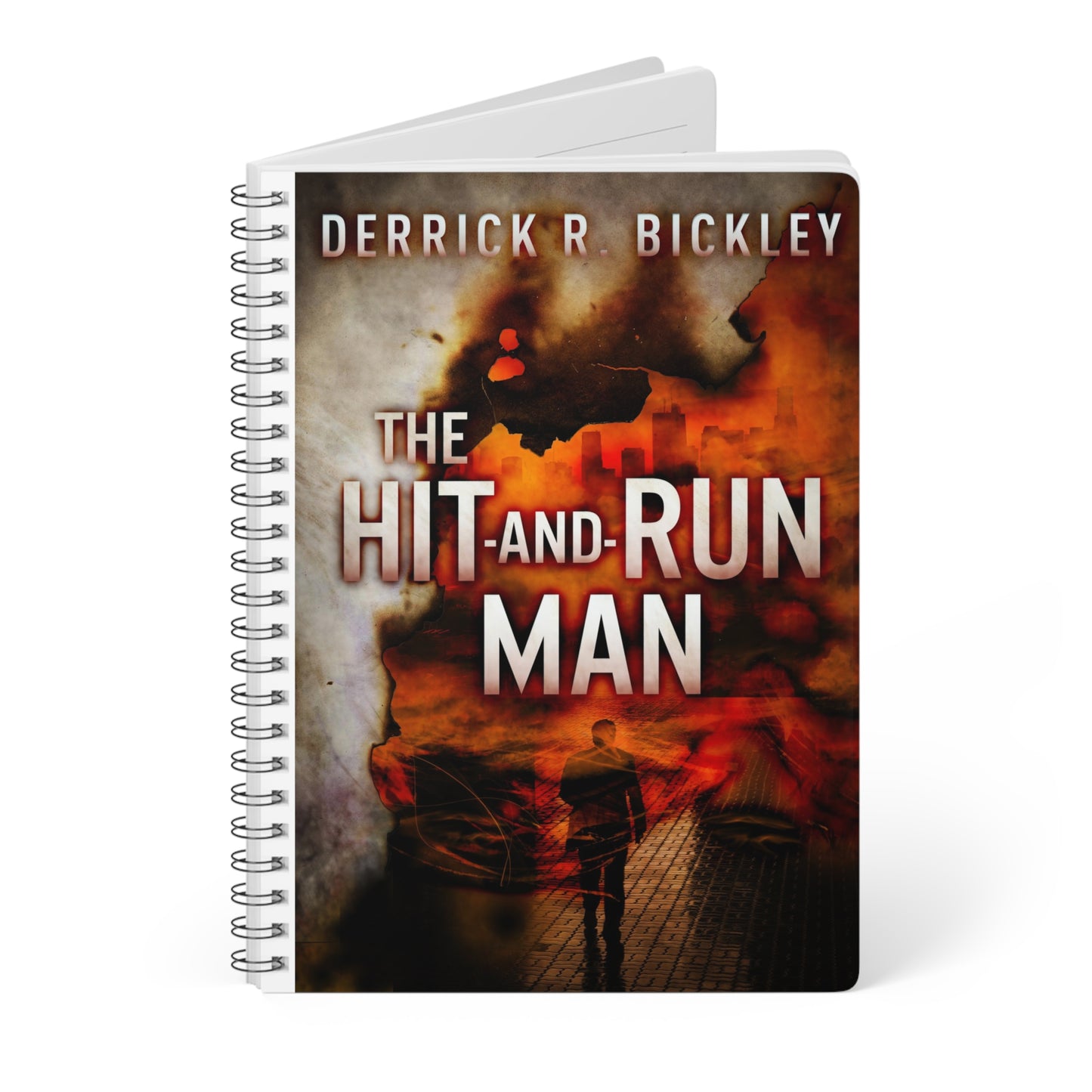 The Hit-and-Run Man - A5 Wirebound Notebook