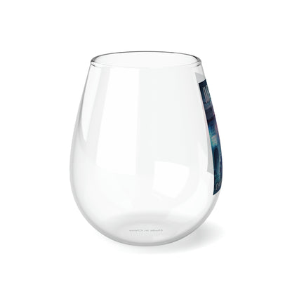 Imploded Lives - Stemless Wine Glass, 11.75oz