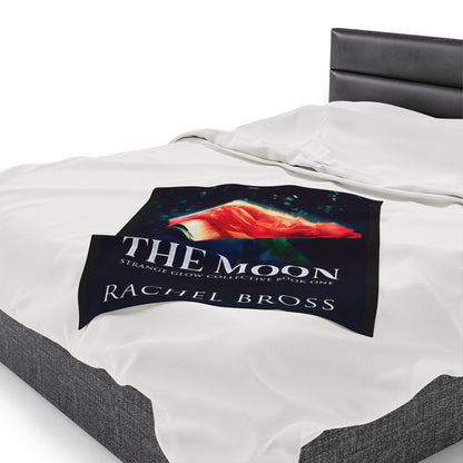 The Moon - Velveteen Plush Blanket