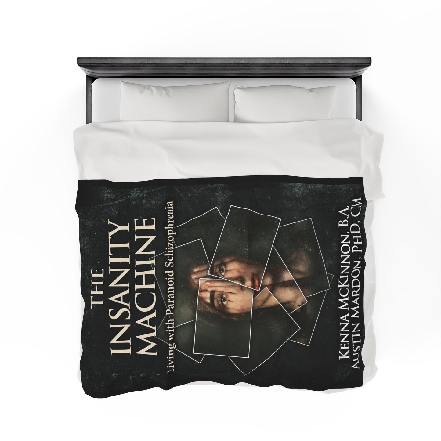 The Insanity Machine - Life with Paranoid Schizophrenia - Velveteen Plush Blanket