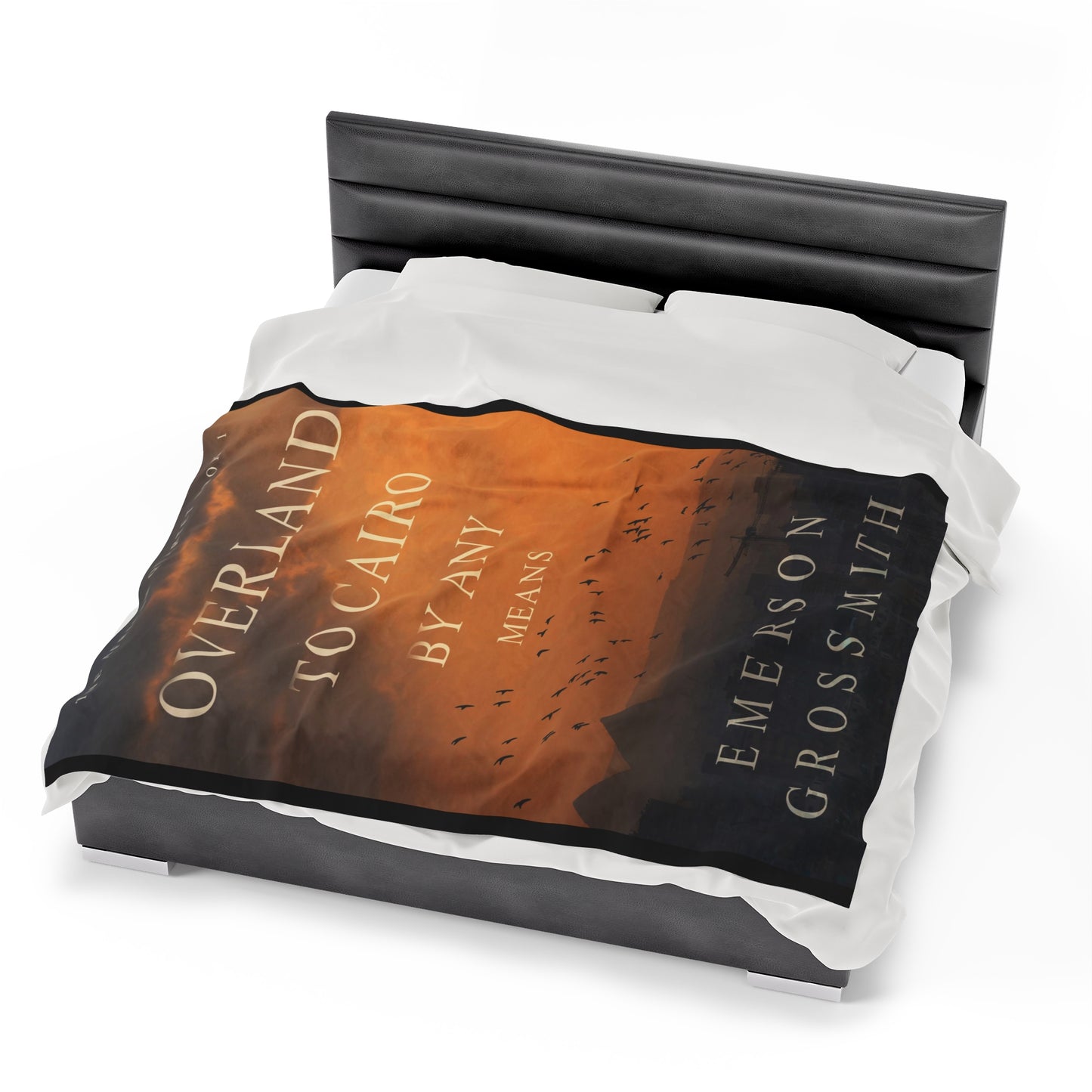 Overland To Cairo By Any Means - Velveteen Plush Blanket