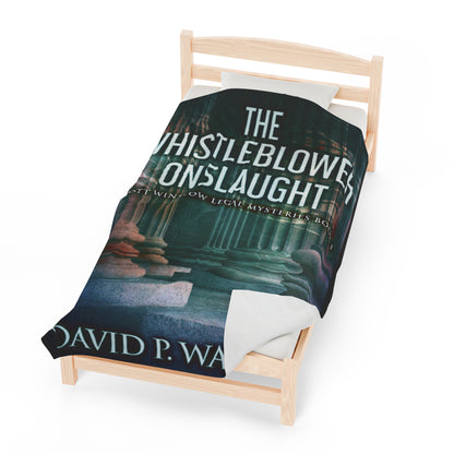 The Whistleblower Onslaught - Velveteen Plush Blanket