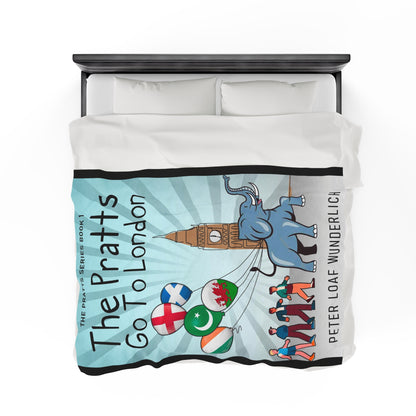 The Pratts Go To London - Velveteen Plush Blanket