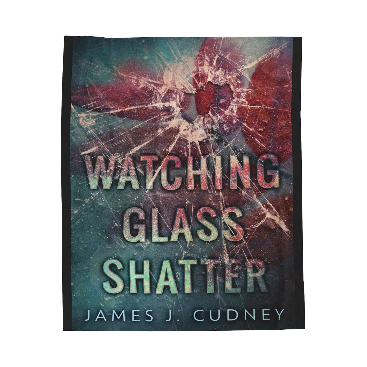 Watching Glass Shatter - Velveteen Plush Blanket