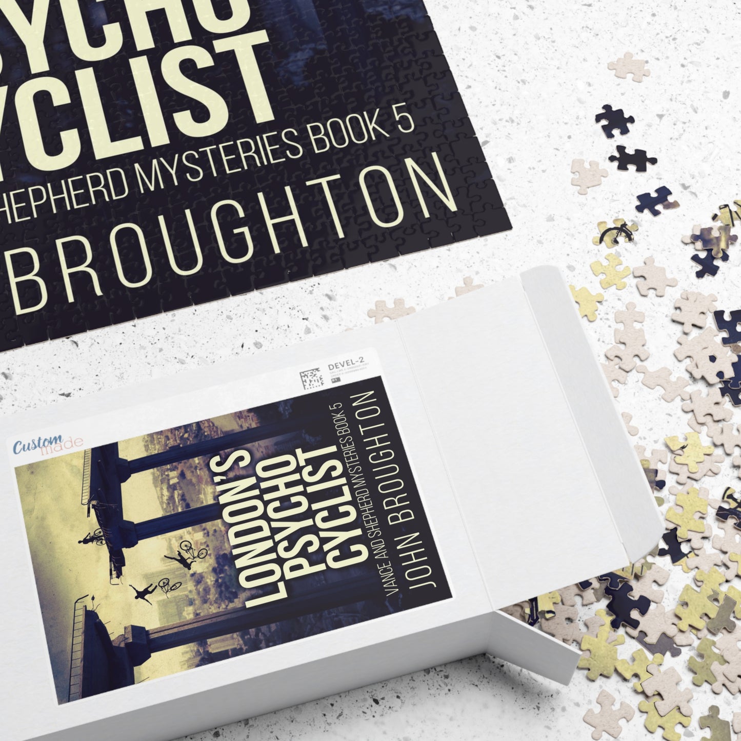 London's Psycho Cyclist - 1000 Piece Jigsaw Puzzle