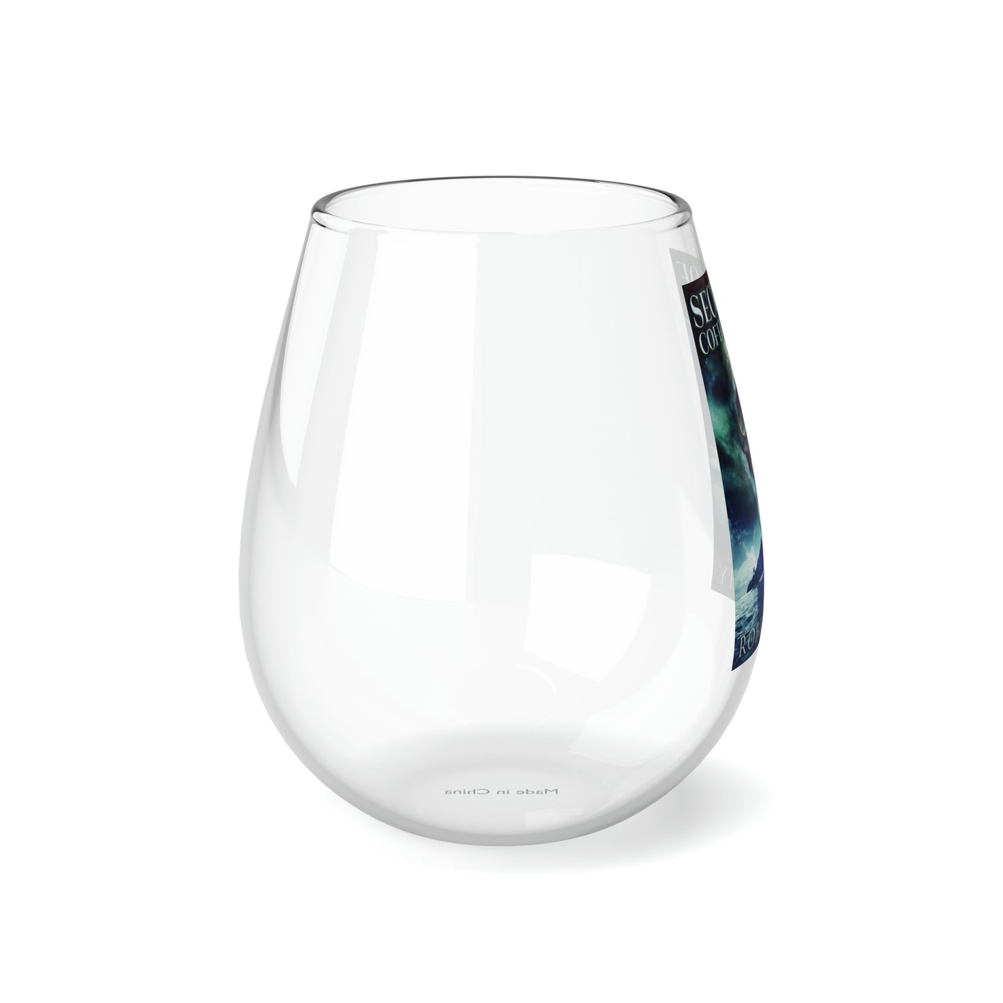 Secret Of Coffin Island - Stemless Wine Glass, 11.75oz