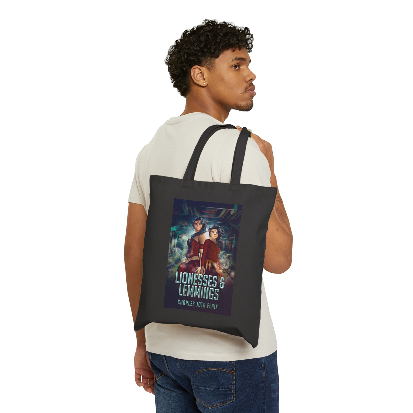 Lionesses & Lemmings - Cotton Canvas Tote Bag