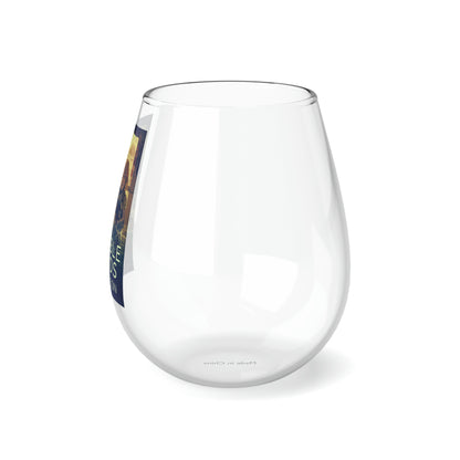 Invisible Friends - Stemless Wine Glass, 11.75oz