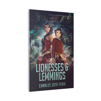 Lionesses & Lemmings - Canvas