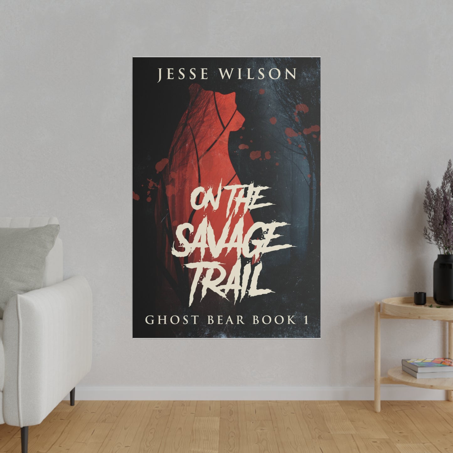 On The Savage Trail - Canvas