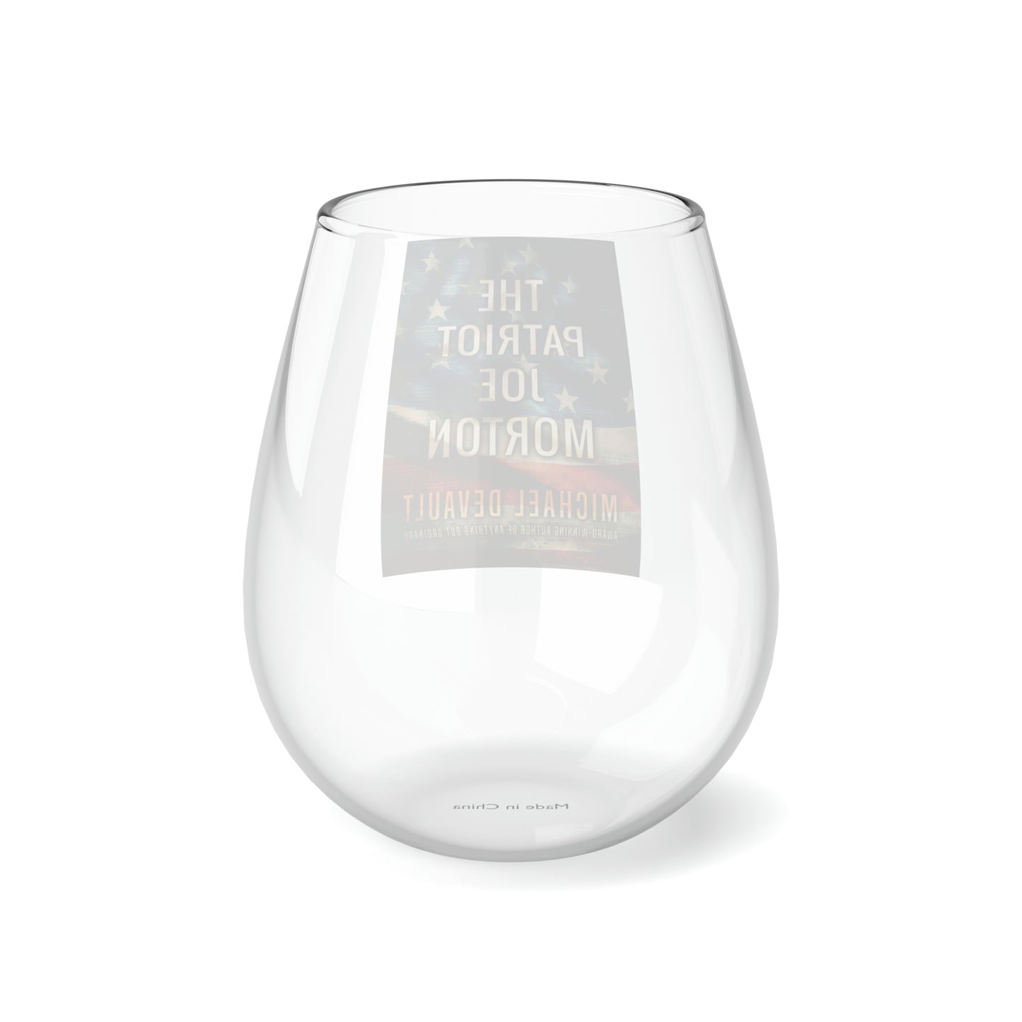 The Patriot Joe Morton - Stemless Wine Glass, 11.75oz