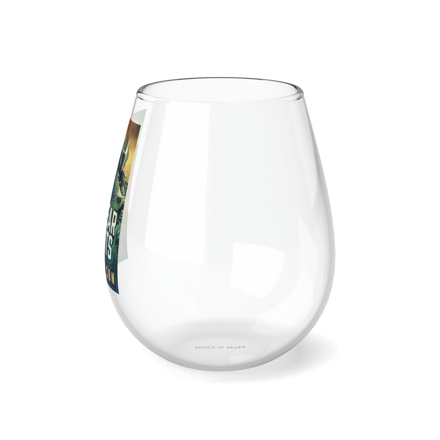 Nuclear Knights - Stemless Wine Glass, 11.75oz