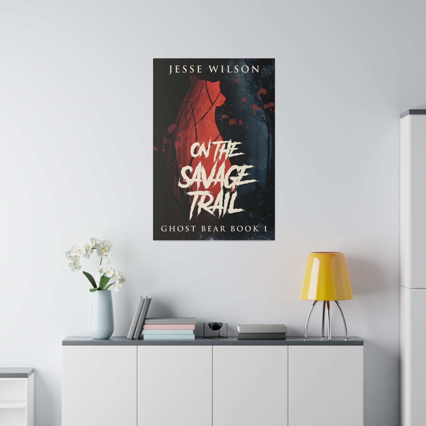 On The Savage Trail - Canvas