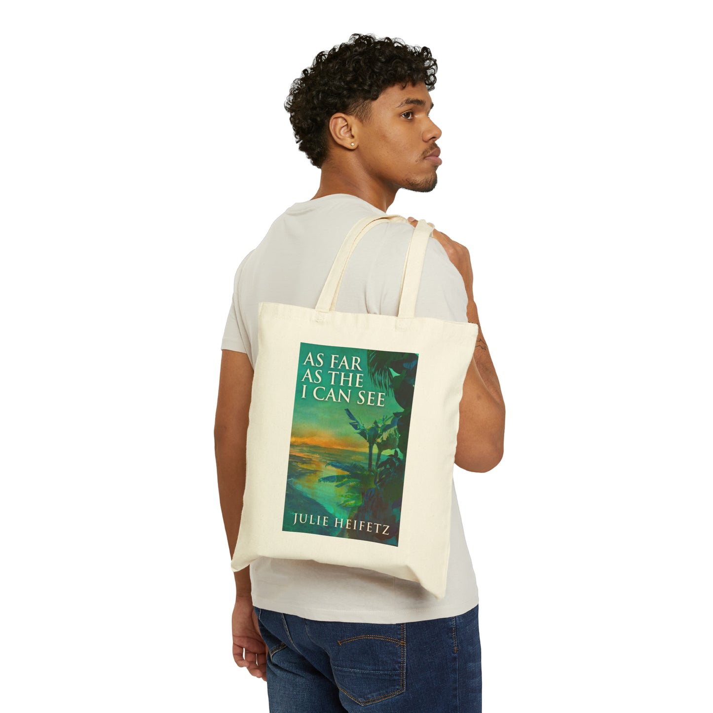 As Far As The I Can See - Cotton Canvas Tote Bag