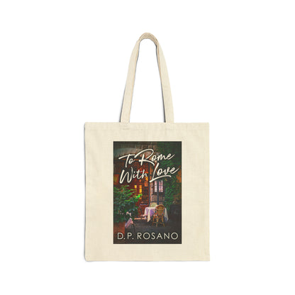 To Rome With Love - Cotton Canvas Tote Bag