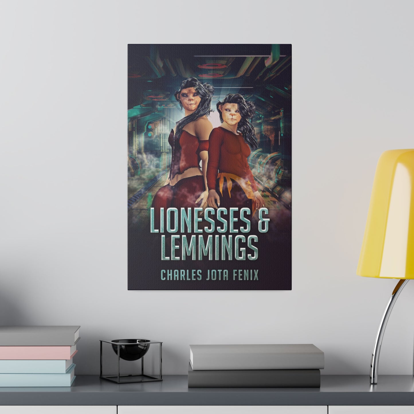 Lionesses & Lemmings - Canvas