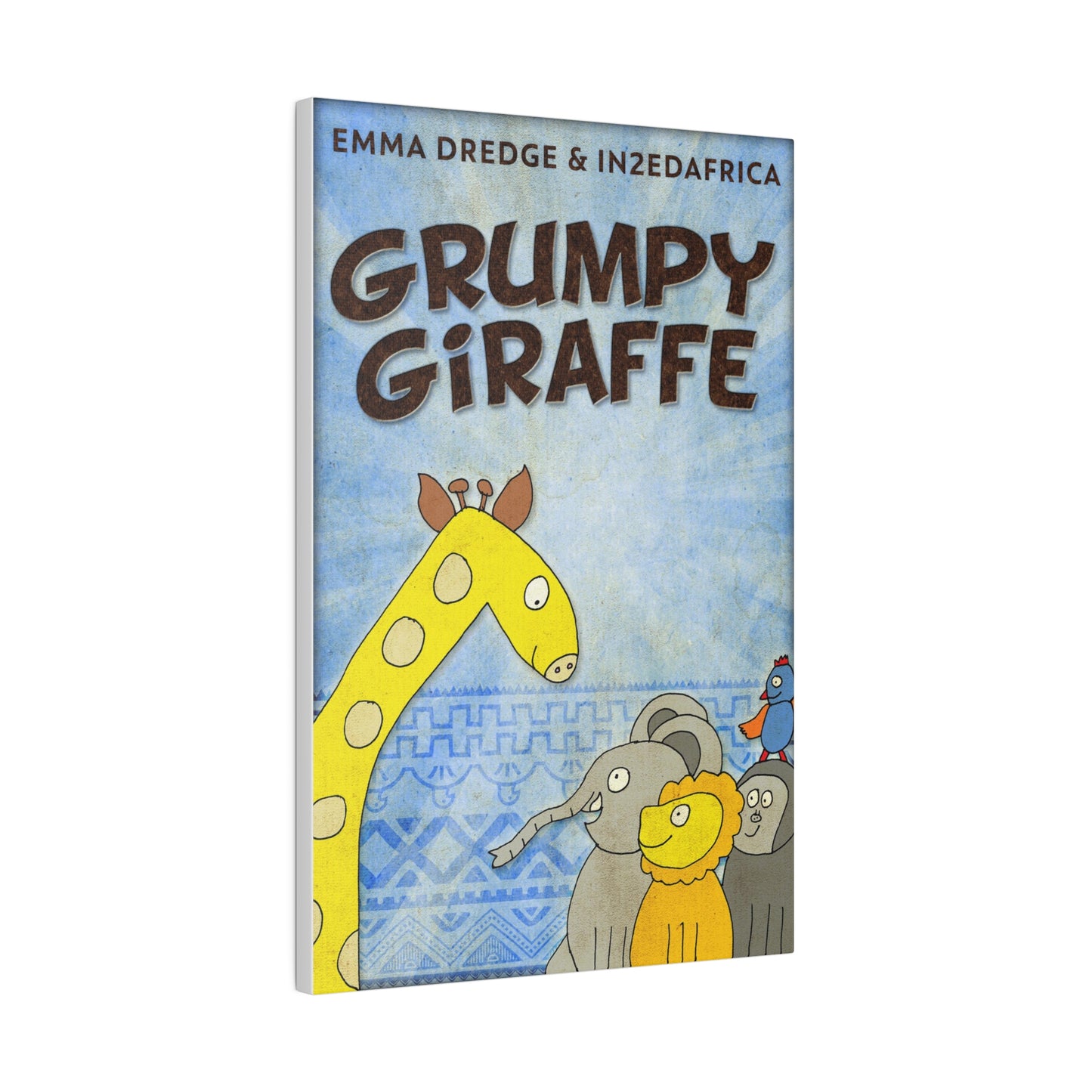 Grumpy Giraffe - Canvas