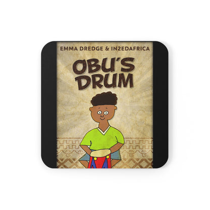 Obu's Drum - Corkwood Coaster Set