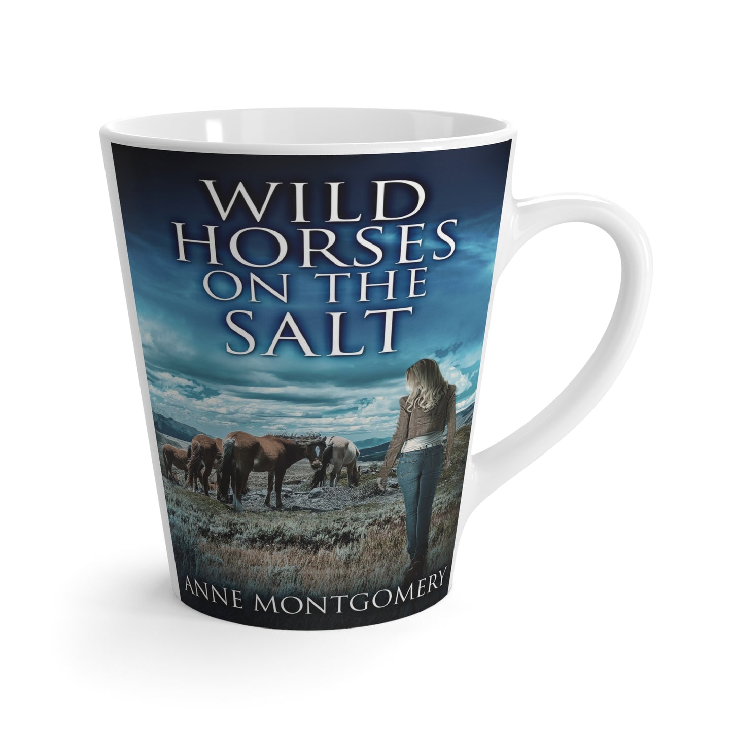 Wild Horses On The Salt - Latte Mug