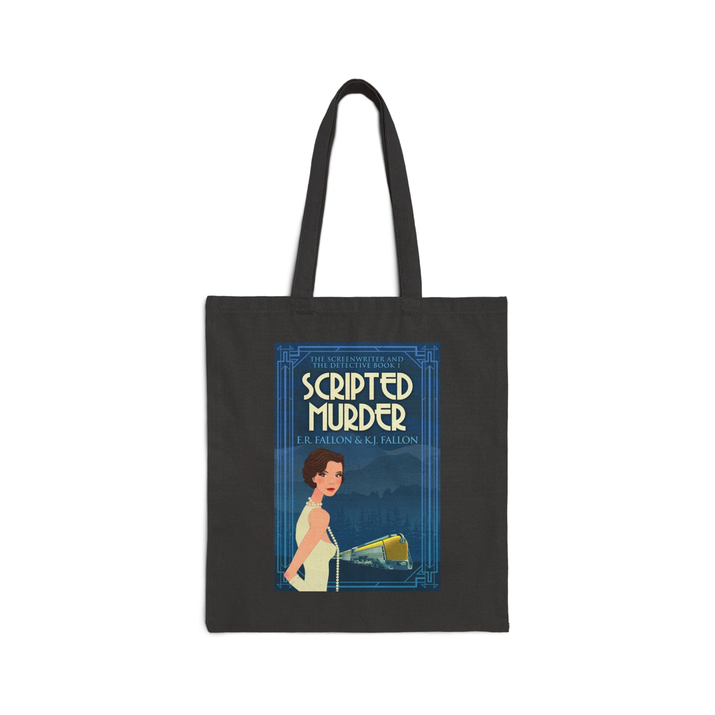 Scripted Murder - Cotton Canvas Tote Bag