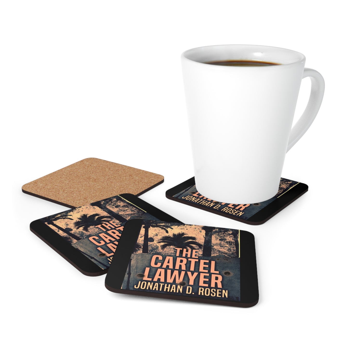 The Cartel Lawyer - Corkwood Coaster Set