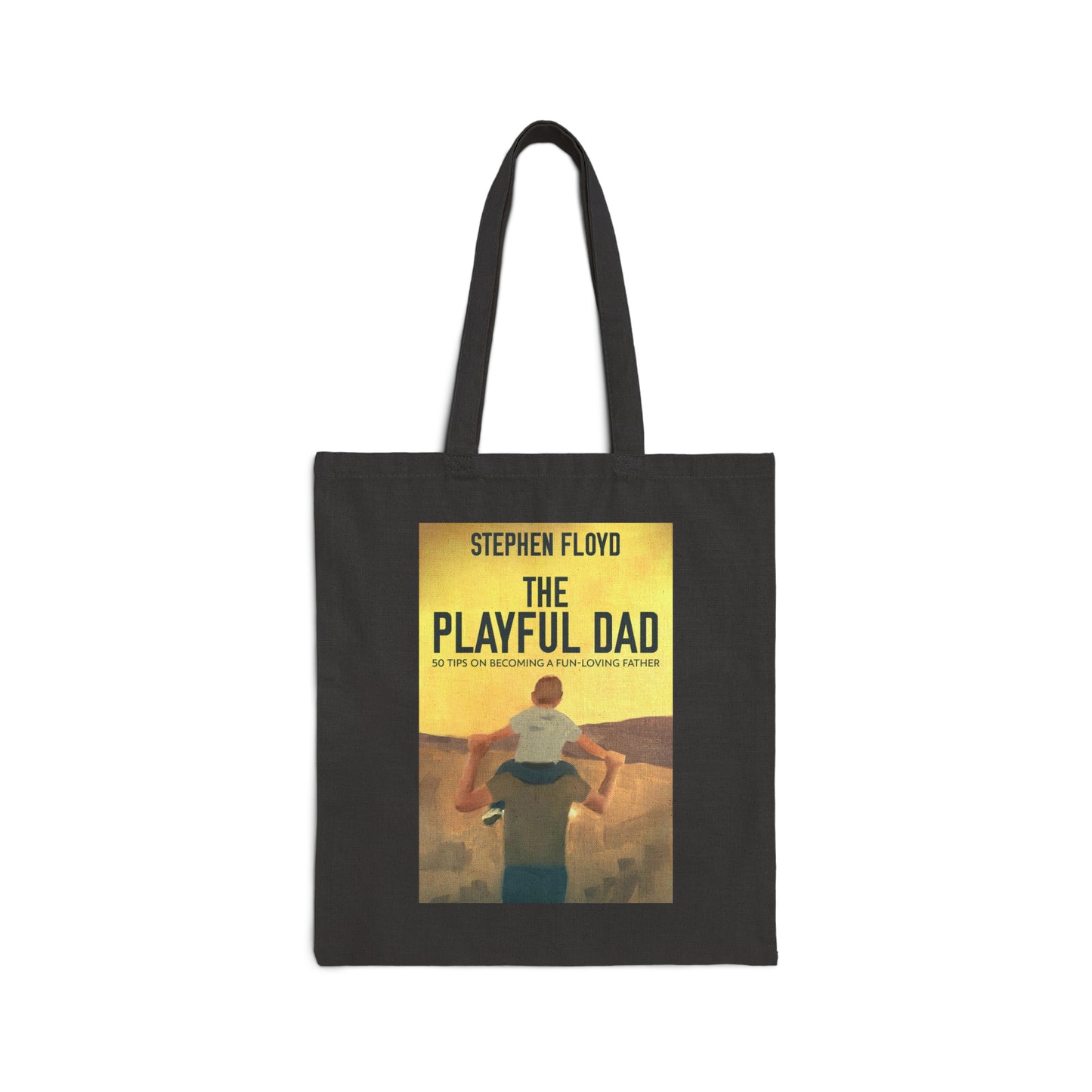 The Playful Dad - Cotton Canvas Tote Bag