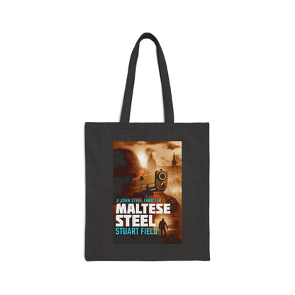 Maltese Steel - Cotton Canvas Tote Bag