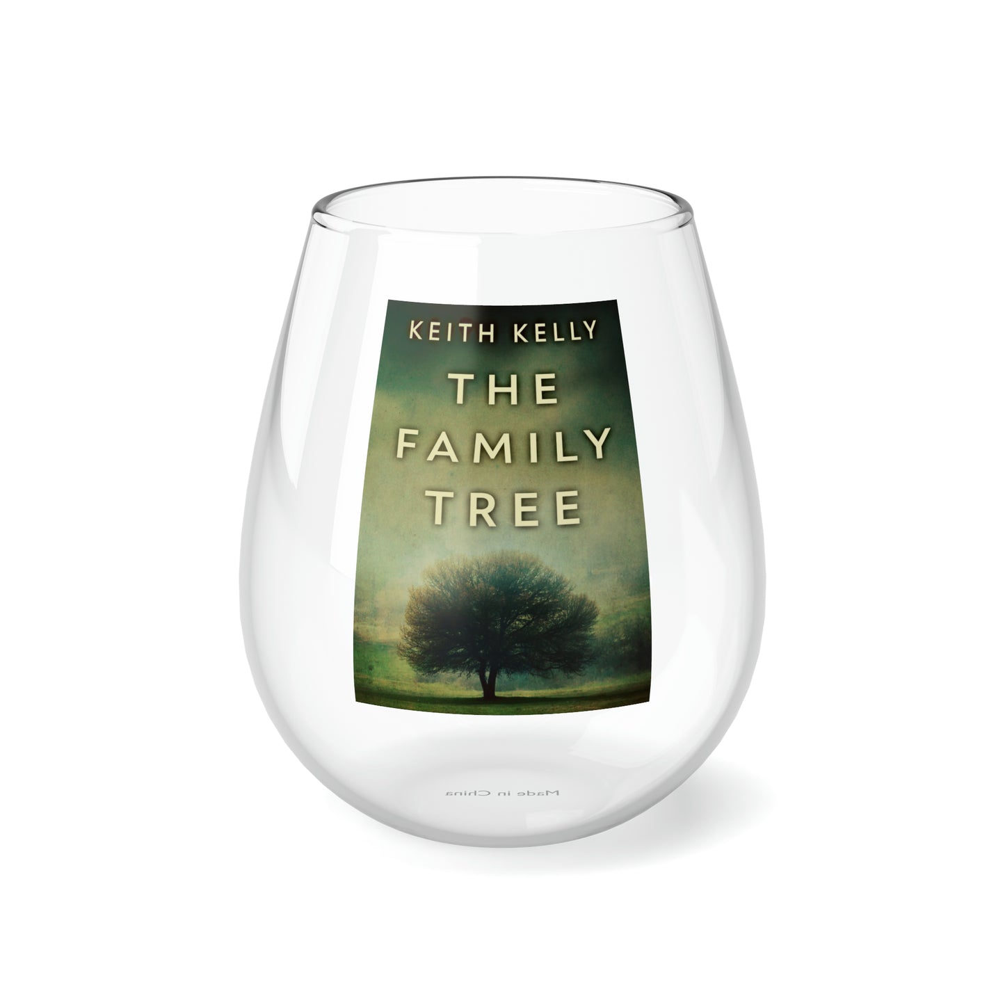 The Family Tree - Stemless Wine Glass, 11.75oz