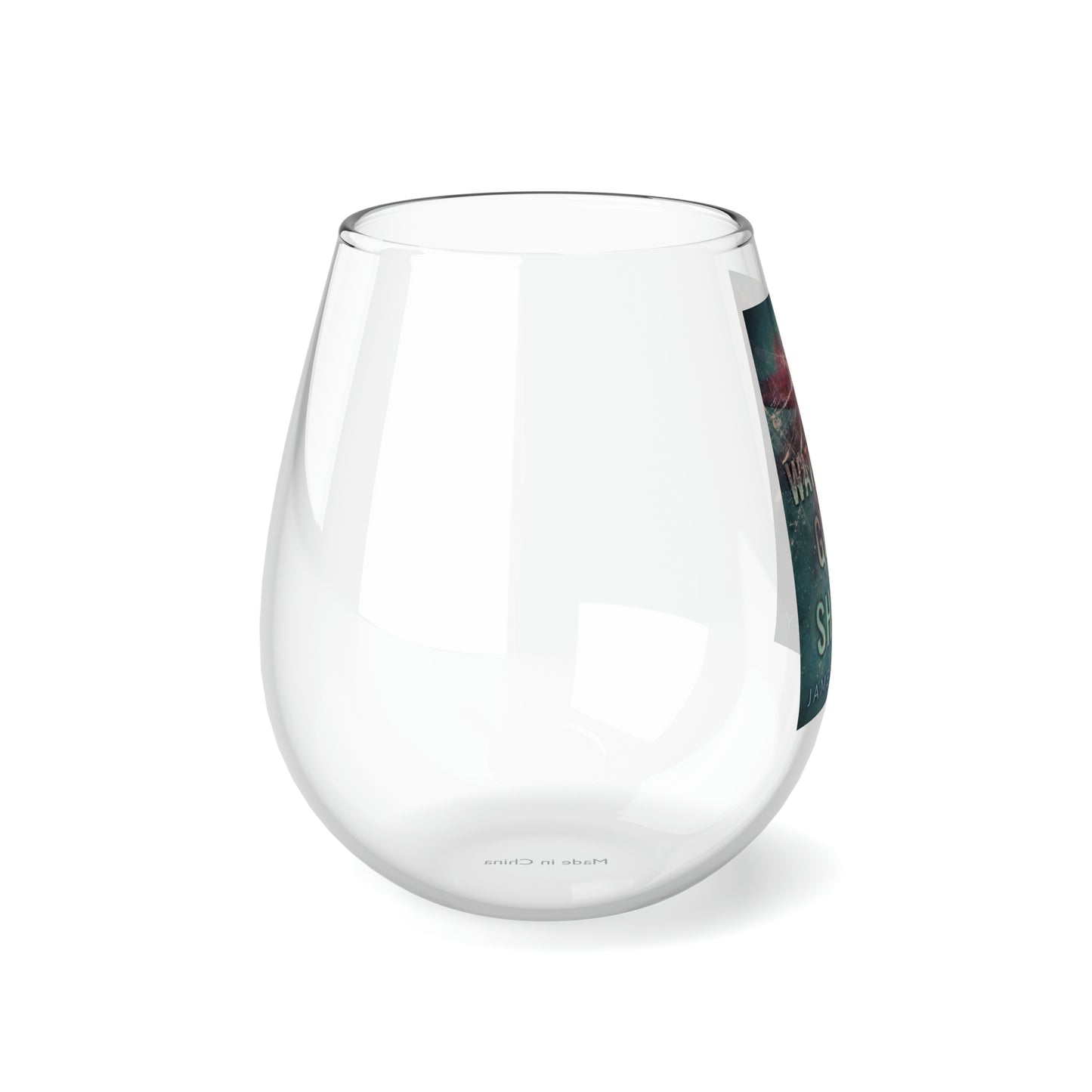 Watching Glass Shatter - Stemless Wine Glass, 11.75oz