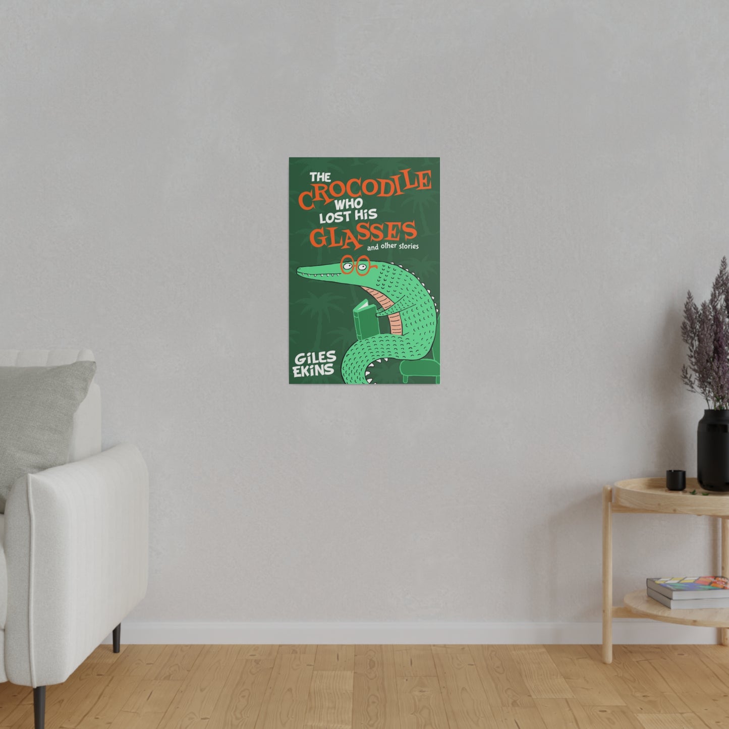 The Crocodile Who Lost His Glasses - Canvas