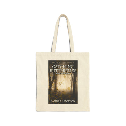 Catching Butterflies - Cotton Canvas Tote Bag