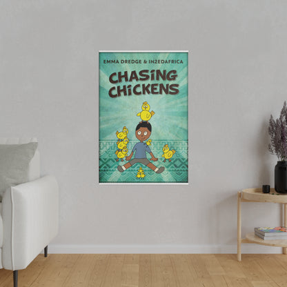 Chasing Chickens - Canvas