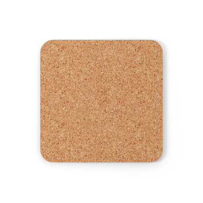 On The Way To School - Corkwood Coaster Set