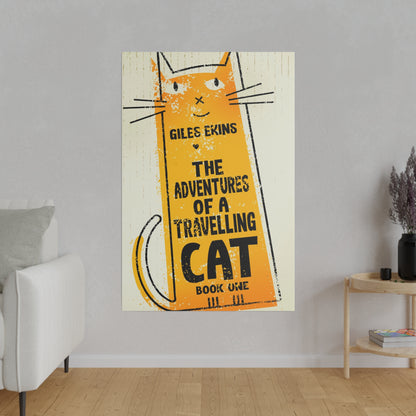 The Adventures Of A Travelling Cat - Canvas