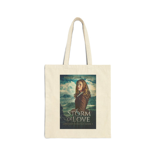 Storm Of Love - Cotton Canvas Tote Bag