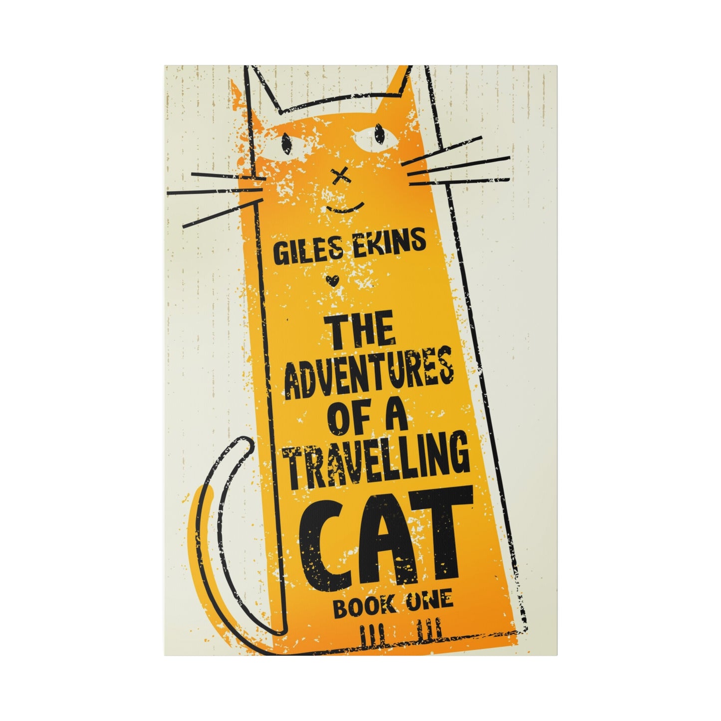 The Adventures Of A Travelling Cat - Canvas