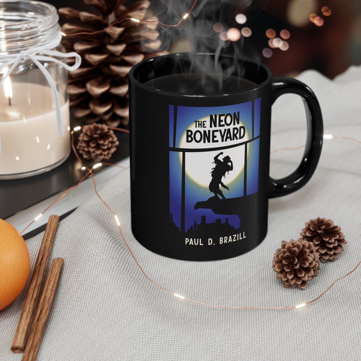 The Neon Boneyard - Black Coffee Mug