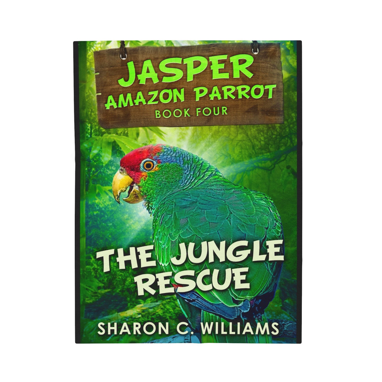 The Jungle Rescue - Velveteen Plush Blanket