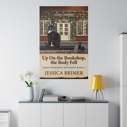 Up On the Bookshop, the Body Fell - Canvas